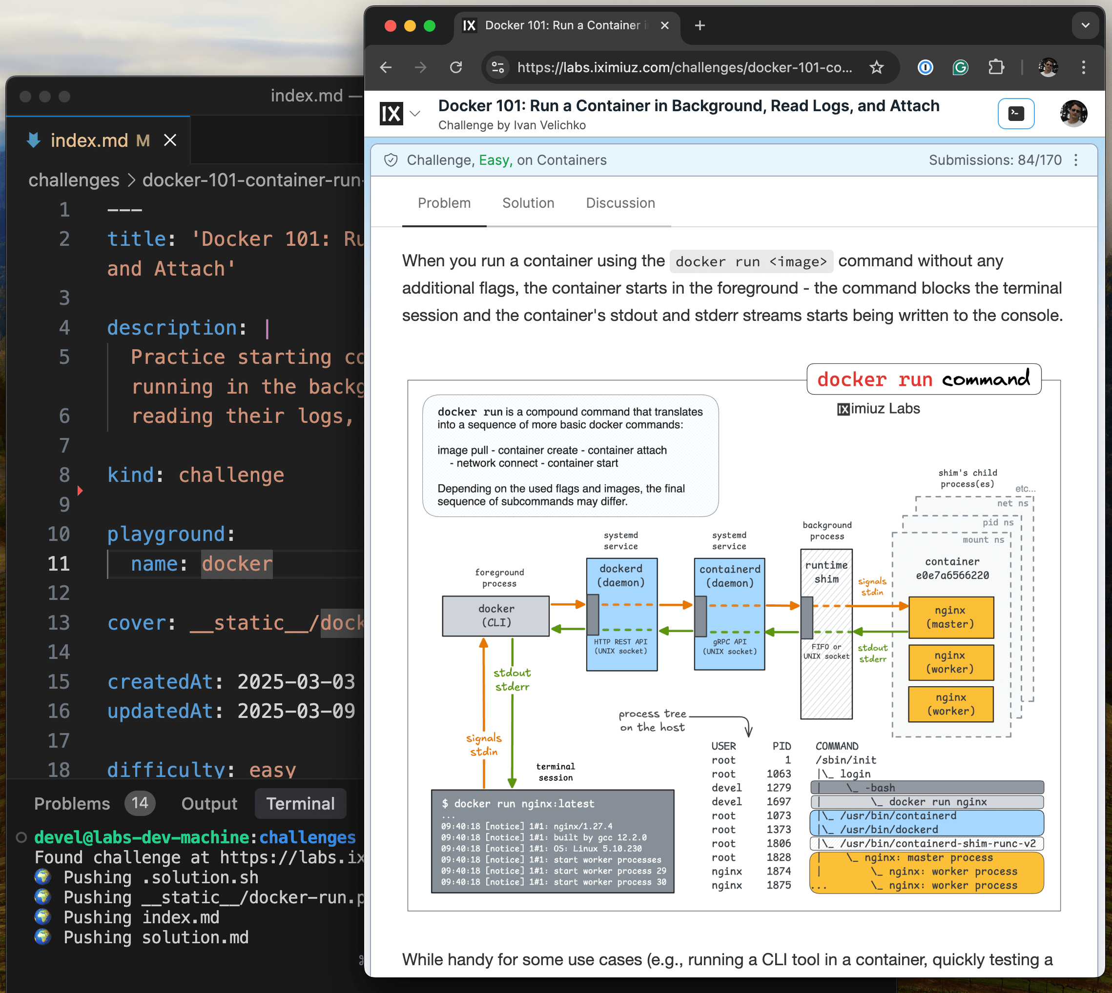 Creator Interface Screenshot